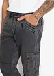 Cargo kalhoty z čisté bavlny, Relaxed Fit, Straight, bonprix