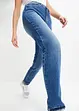 Straight džíny High Waist, malý podíl streče, bonprix