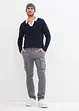 Strečové kalhoty s čistou bavlnou, Regular Fit, Straight, bonprix