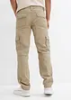Cargo kalhoty z čisté bavlny, Relaxed Fit, Straight, bonprix