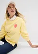 Oversize mikina z organické bavlny, bonprix