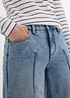 Zkrácené džíny Wide Leg, Mid Waist, bonprix