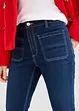Strečové džíny Bootcut, High Waist, dlouhá délka, bonprix