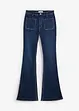 Strečové džíny Bootcut, High Waist, dlouhá délka, bonprix