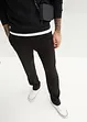 Strečové kalhoty bez zapínání, Loose Fit, Straight, bonprix