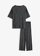 Domácí oděv z žebrového materiálu, oversized, bonprix