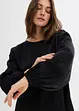 Oversize halenka se šněrováním, ze směsi s viskózou, bonprix