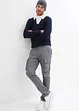 Strečové kalhoty s čistou bavlnou, Regular Fit, Straight, bonprix