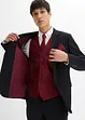Svatební oblek Slim Fit s vestou a kravatou (5dílná souprava), bonprix