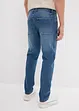Strečové džíny z těžkého, robustního denimu, Relaxed Fit, Tapered, bonprix