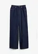 Džíny Wide Leg, High Waist, nízký podíl streče, bonprix