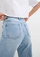 Džíny Wide Leg, High Waist, nízký podíl streče, bonprix