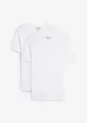 Tričko z čisté organické bavlny, Slim Fit (2 ks v balení), bonprix