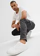 Strečové cargo džíny bez zapínání, Regular Fit, Tapered, bonprix