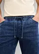 Lehké strečové džíny bez zapínání, Relaxed Fit, Straight, bonprix