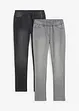 Jeggings Mid Waist (2 ks v balení), bonprix