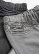 Jeggings Mid Waist (2 ks v balení), bonprix