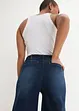 Zkrácené džíny Wide Leg, High Waist, pohodlný pas, bonprix