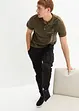 Cargo kalhoty Loose Fit bez zapínání, Straight, bonprix