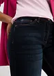 Džíny Straight, Mid Waist, pohodlný pas, bonprix