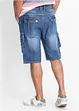 Cargo džínové bermudy, Regular Fit, bonprix