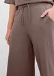 Žerzejové kalhoty z interlocku, bonprix