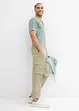 Cargo kalhoty Loose Fit bez zapínání, Straight, bonprix