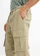 Cargo kalhoty Loose Fit bez zapínání, Straight, bonprix