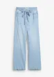 Džíny Wide Leg, Mid Waist, s opaskem, bonprix