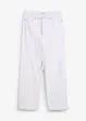 Džíny Wide Leg, Mid Waist, s opaskem, bonprix