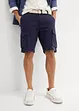 Cargo bermudy s podílem lnu a s páskem, Regular Fit, bonprix
