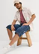 Lehké dlouhé džínové cargo bermudy, Relaxed Fit, bonprix
