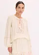 Oversize halenka s výšivkou, bonprix