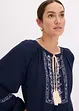 Oversize halenka s výšivkou, bonprix