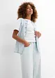 Balónové džíny Mid Waist, Super Soft, zkrácené, bonprix