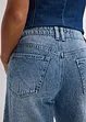 Džínové bermudy Mid Waist, Low Stretch, bonprix
