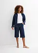 Džínové bermudy Mid Waist, Low Stretch, bonprix
