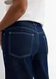 Džínové bermudy Mid Waist, Low Stretch, bonprix