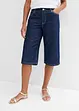 Džínové bermudy Mid Waist, Low Stretch, bonprix