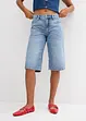 Džínové bermudy Mid Waist, Low Stretch, bonprix