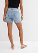 Džínové bermudy Mid Waist, Low Stretch, bonprix