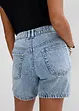 Džínové bermudy Mid Waist, Low Stretch, bonprix