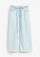 Džínová midi sukně, Mid Waist, Super Soft, bonprix