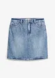 Džínová sukně Mid Waist, Low Stretch, bonprix