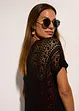 Plážové kimono s háčkovaným vzhledem, z viskózy, bonprix