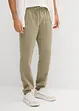 Mušelínové kalhoty bez zapínání, Regular Fit, Tapered, bonprix