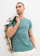 Tričko z žebrového materiálu, Slim Fit (2ks v balení), bonprix
