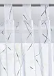 Záclona s lesklým potiskem (1 ks), s recyklovaným polyesterem, bonprix