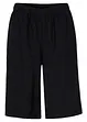 Bermudy ze směsi lnu a viskózy, High Waist, bonprix