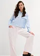 Džíny Wide Leg, Mid Waist, s opaskem, bonprix